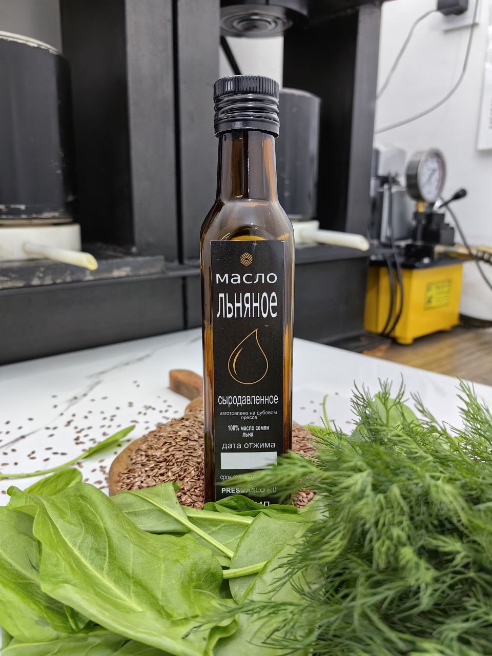 Льняное масло