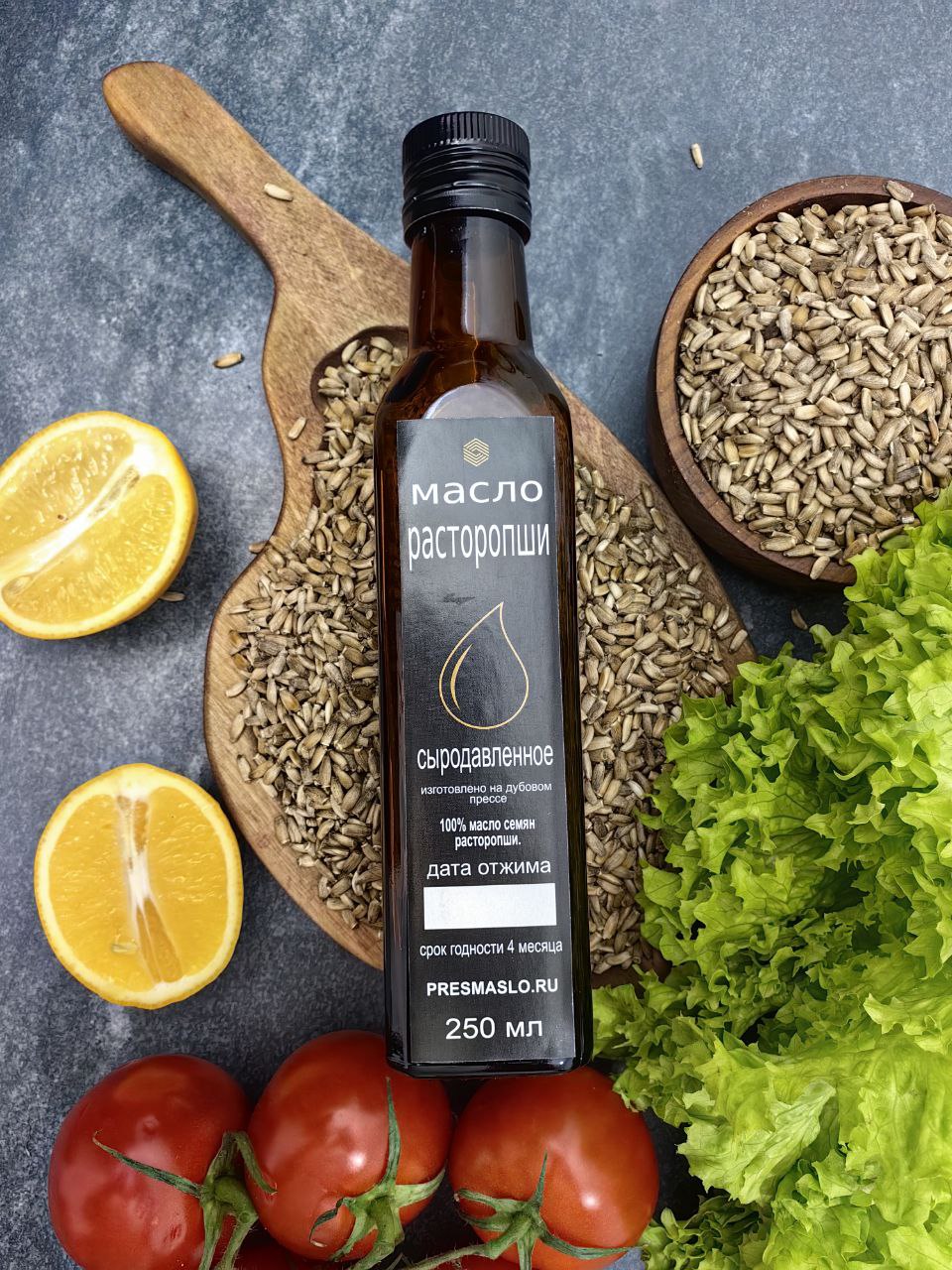 Масло расторопши сыродавленное